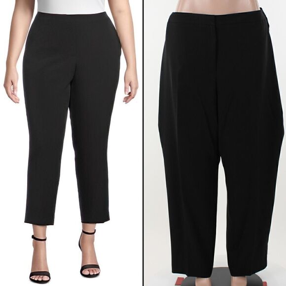 Kasper Plus Ankle Straight-Leg Pants - Picture 1 of 5